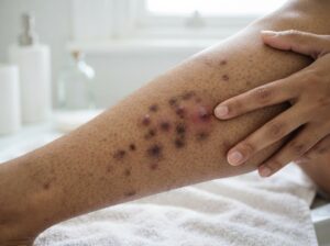 Dunkle Flecken durch eingewachsene Haare: Was kann man dagegen tun?