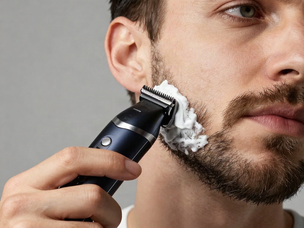 Haare vor Rasur trimmen