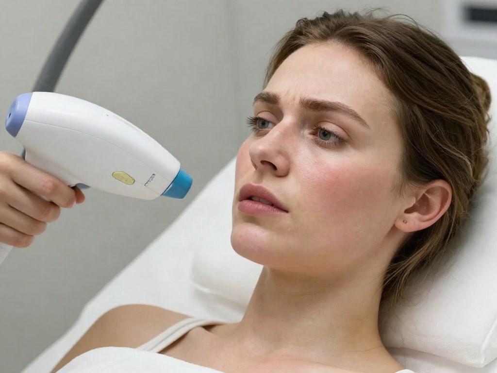 Verbrennung Laser Haarentfernung